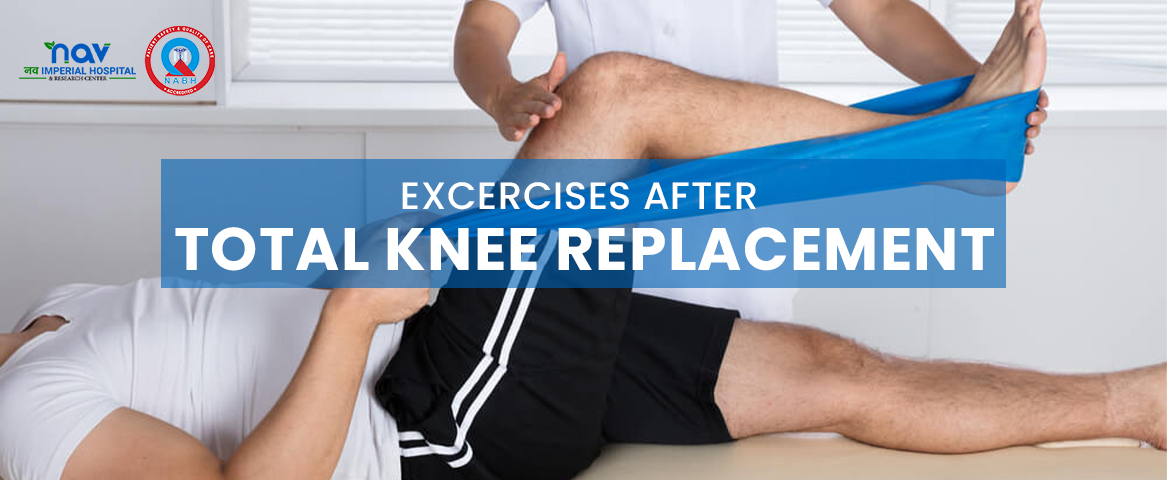 Exercises for home after total knee replacement