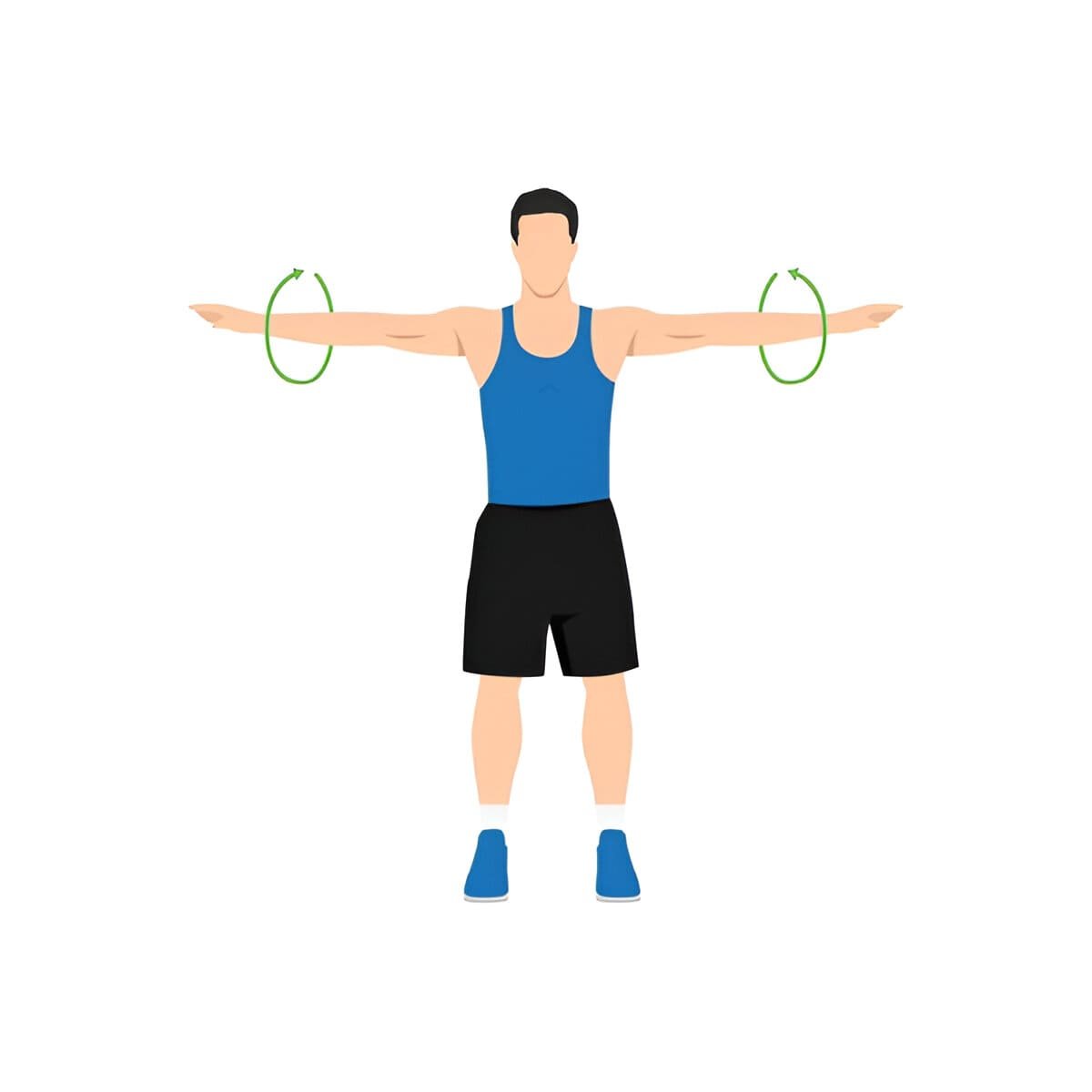 Shoulder Circles (Using Light Weights)